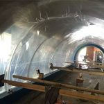 Projekt i akrilik i tunelit të plastikës të akuariumit të përshtatur